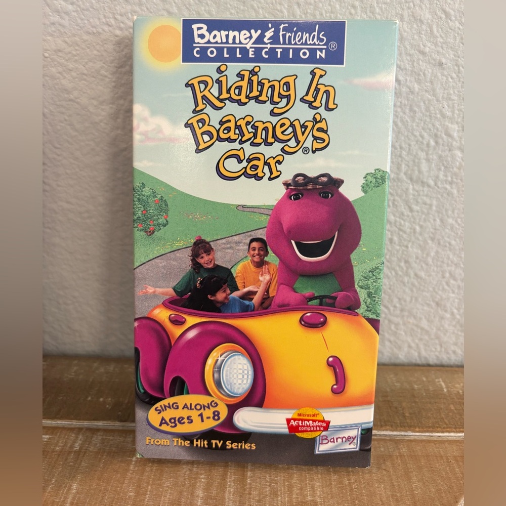 Riding In Barney's Car VHS Tape 1995 Barney & Friends Collection Sing Along Show